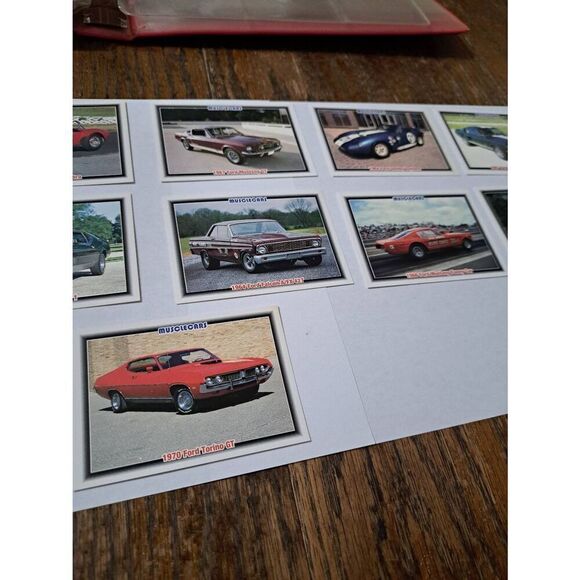 Vintage Lot of 11 1992 Collect A Card Musclecars Trading Cards FORD LOT - Picture 3 of 8